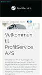 Mobile Screenshot of profilservice.dk